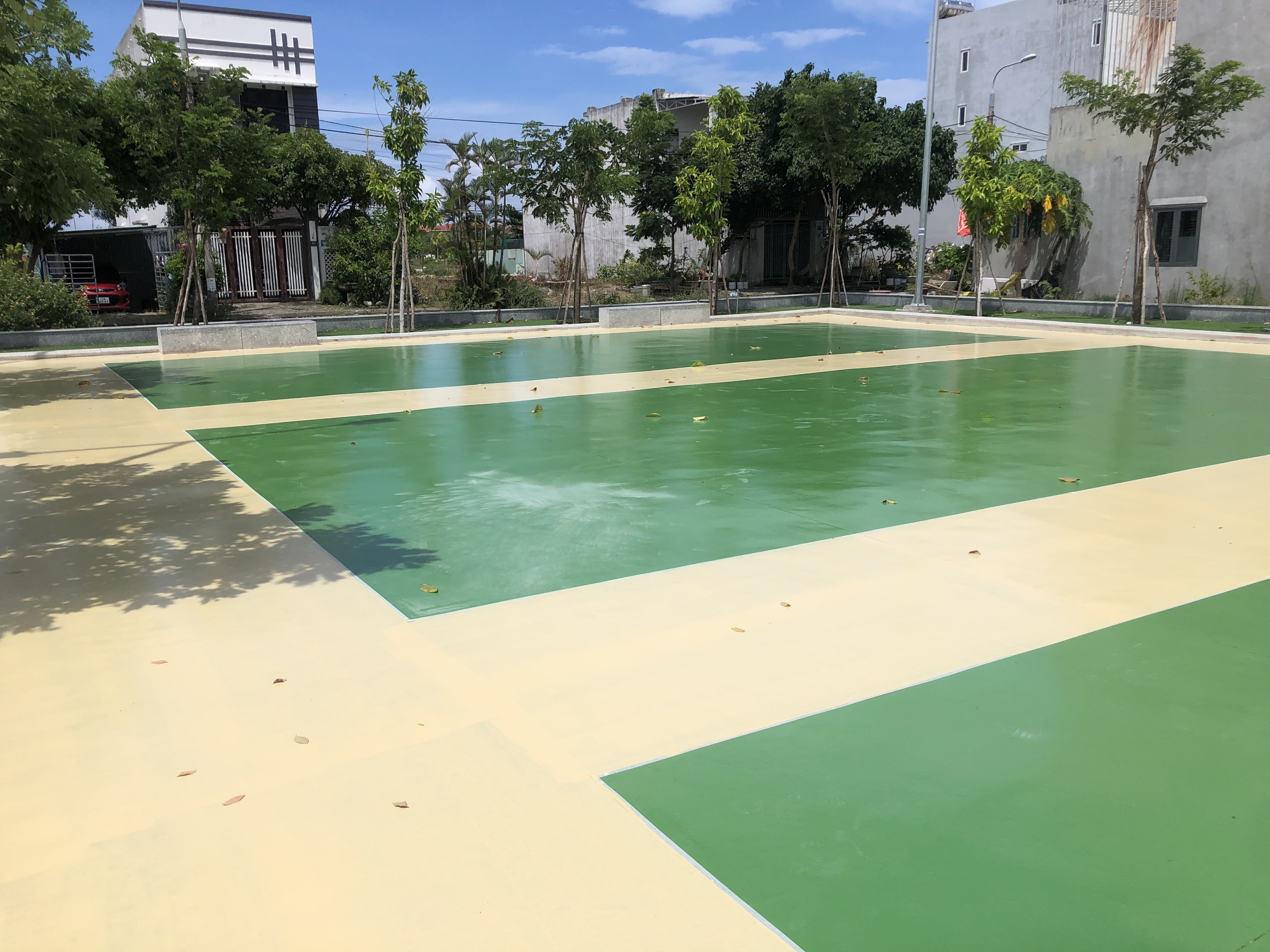 Sân Epoxy, sân cầu lông cho Khu dân cư Ngũ Hành Sơn  (Đà Nẵng)