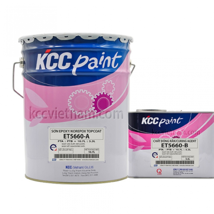 ET5660- Sơn phủ Epoxy hệ lăn KCC
